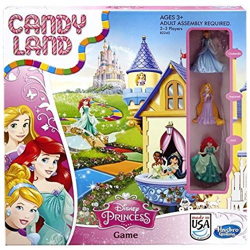 ボードゲーム 英語 アメリカ 98823 Hasbro Gaming Candy Land Disney Princess Edition Board Game, Pres