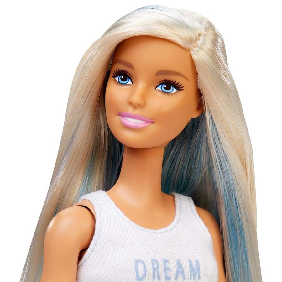 バービー Barbie ファッショニスタ120 白いタンクトップと、きらめく色のストライプのスカートを_1