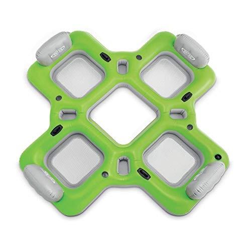 フロート プール 水遊び 57283WL Intex Lounge Island Inflatable 4 Seat Inflatable PVC Pool Float Raft,