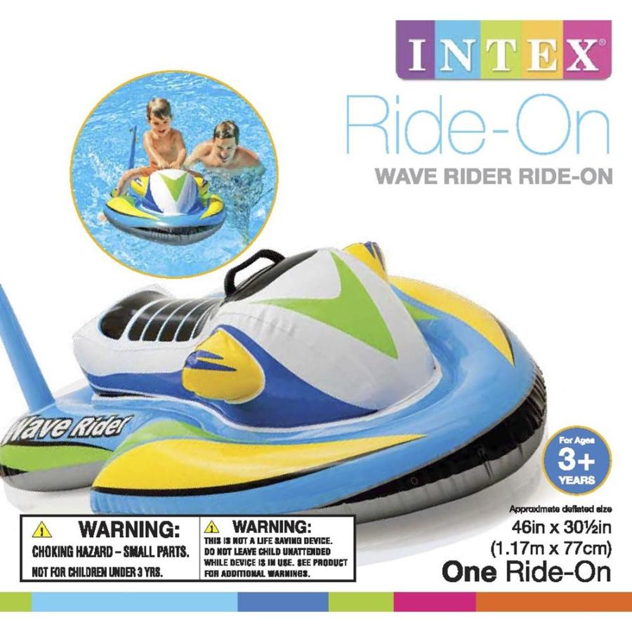 Intex Wave Rider Ride-On 46 X 30.5 for Ages 3+ 2-Pack 