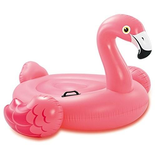 フロート プール 水遊び 57558EP INTEX Pink Flamingo Inflatable Pool Float: Animal Pool Toy For Kids
