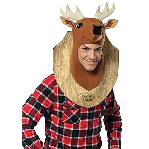 コスプレお召しもの お召しもの 余分の物 6477 Rasta Imposta Trophy Head Deer, Brown, Standard 楽器、手芸、コレクション-その他のコスプレ衣装