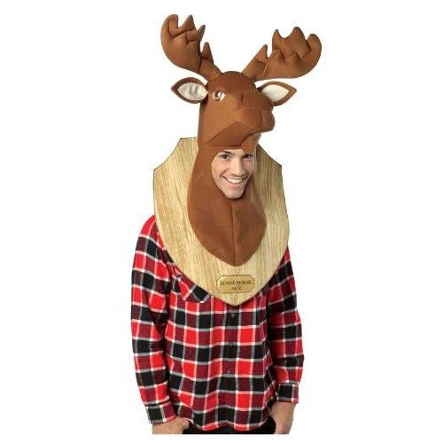 コスプレお召しもの お召しもの 余分の物 RI6473 Rasta Imposta Loose Moose Adult Trophy Head,Multi,One S 楽器、手芸、コレクション-その他のコスプレ衣装