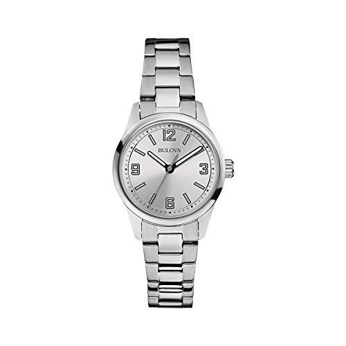 腕時計 ブローバ レディース 96L198 Bulova Classic Quartz Ladies Watch, Brass , Silver-Tone (Model:
