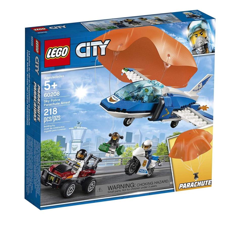 【早い者勝ち】 レゴ シティ 6251537 leg0 City Sky Police Parachute Arrest 60208 Building Kit (218 Pieces) 【1882784999】(10240円)