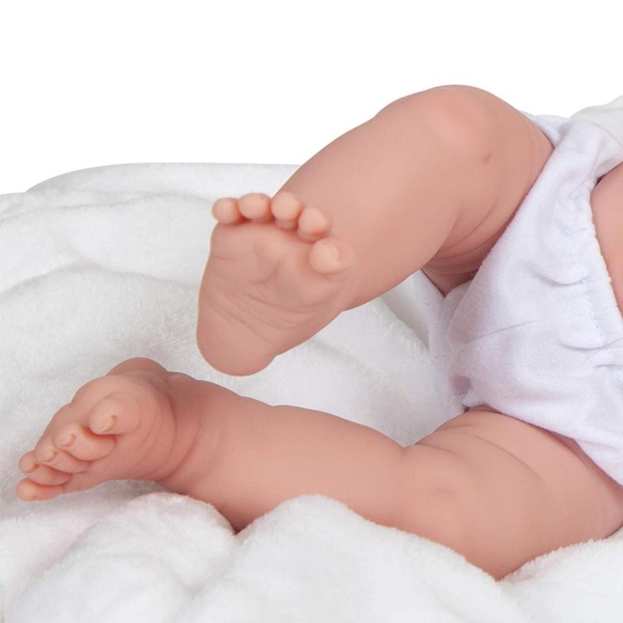 ジェーシートイズ 赤ちゃん おままごと 18065 JC Toys All-Vinyl La Newborn Doll in Pink Coat and_5