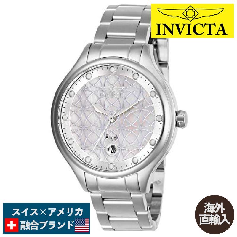 最も完璧な Women's Invicta 27438 インビクタ インヴィクタ 腕時計 Angel Str Steel Stainless with Watch Quartz 腕時計