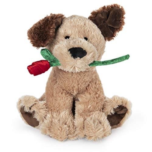 ガンド GUND ぬいぐるみ 4050763 GUND Deangelo Valentine's Day Dog Holding Red Rose Stuffed Animal Plush
