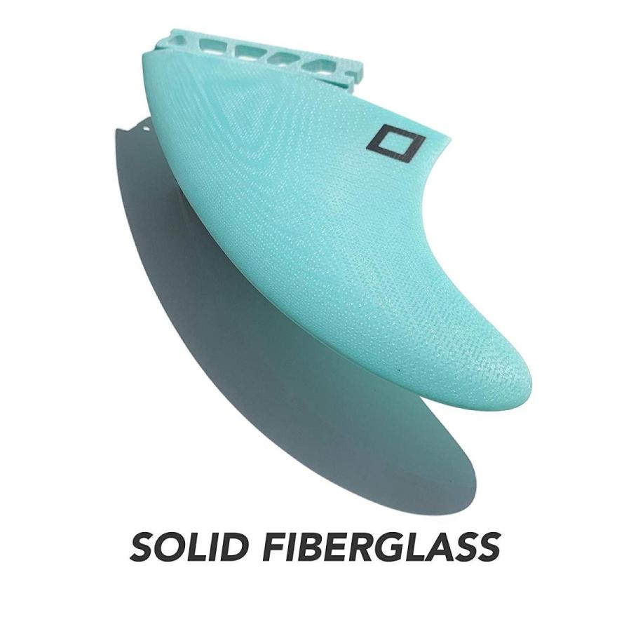 サーフィン フィン マリンスポーツ Surf Squared Twin Keel Fins (2 