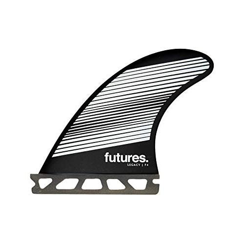 サーフィン フィン マリンスポーツ 1140-160-50 Futures F4 Legacy Five Fin Set Gray/Black｜maniacs-shop