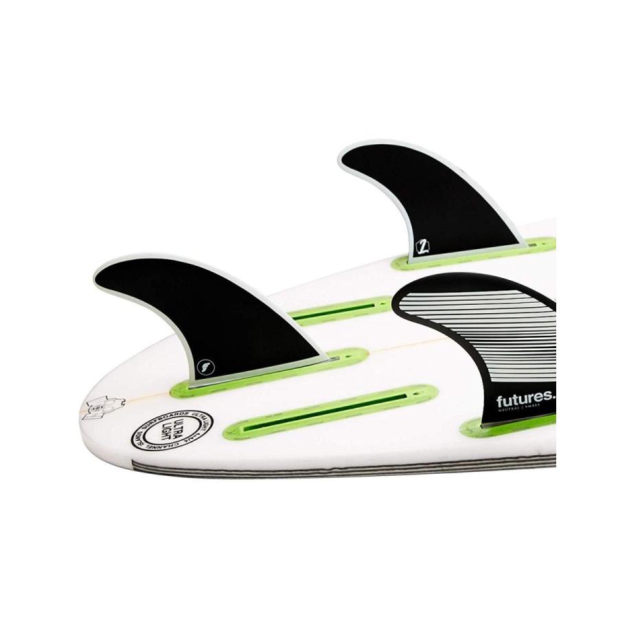 サーフィン フィン マリンスポーツ 1140-160-50 Futures F4 Legacy Five Fin Set Gray/Black｜maniacs-shop｜03