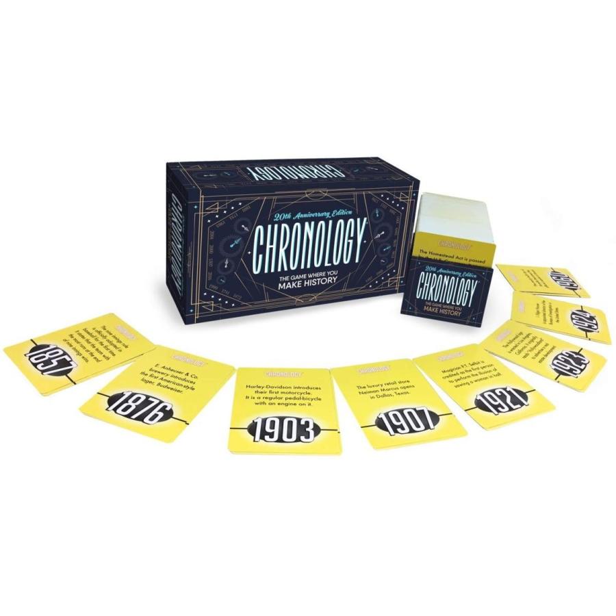 ボードゲーム 英語 アメリカ 159 CHRONOLOGY - The Game Where You Make History - 20th Anniversary Edi_4