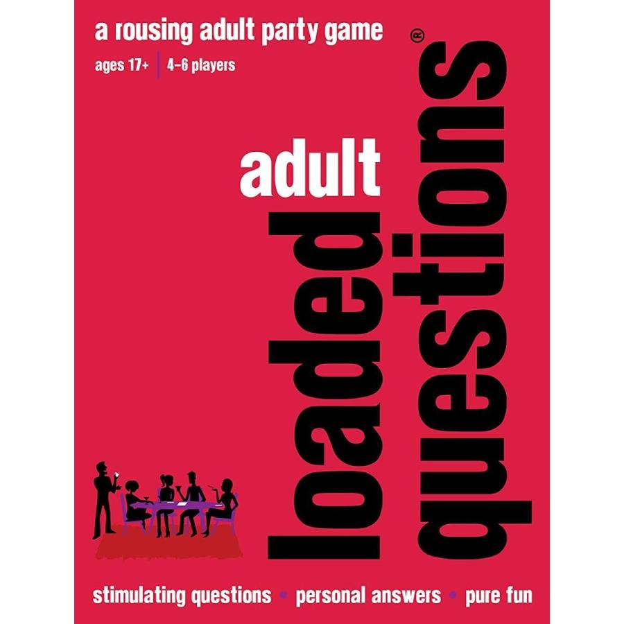 ボードゲーム 英語 アメリカ 02142 All Things Equal, Inc. ADULT LOADED QUESTIONS, a Rousing Adult Paの画像