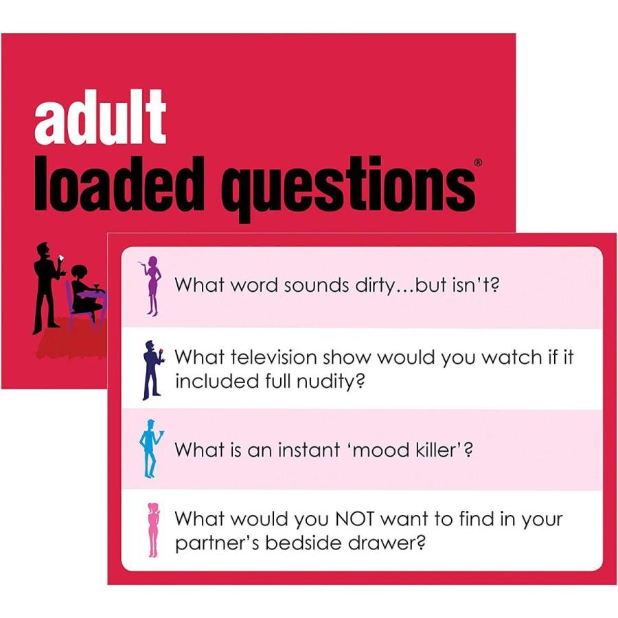 ボードゲーム 英語 アメリカ 02142 All Things Equal, Inc. ADULT LOADED QUESTIONS, a Rousing Adult Paの画像