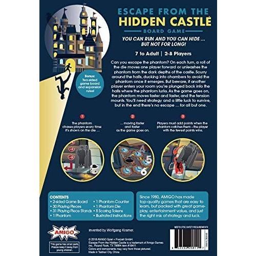 ボードゲーム 英語 アメリカ 18411 AMIGO Games Escape from The Hidden Castle - Classic Family Boardの画像