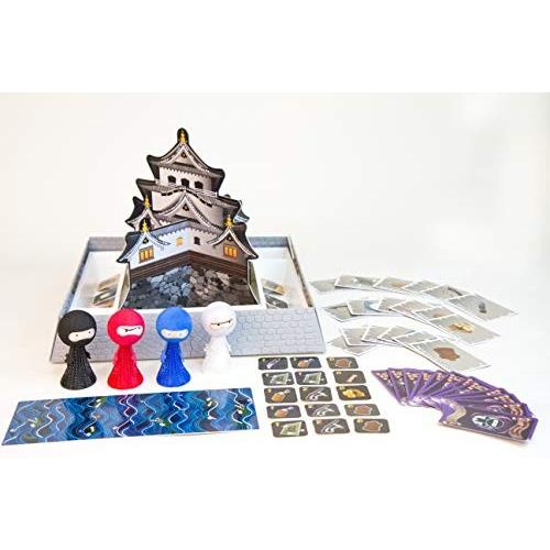 ボードゲーム 英語 アメリカ S-0301 KiddyKiddoUSA Flying Ninja Kids Table top Board Game, Trains Mot