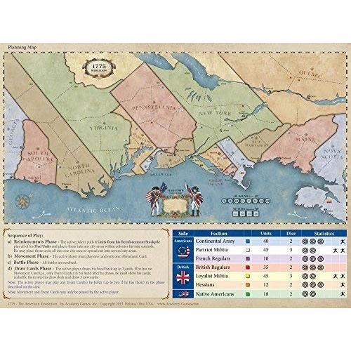 ボードゲーム 英語 アメリカ ACA05375 Academy Games | 1775 Rebellion 