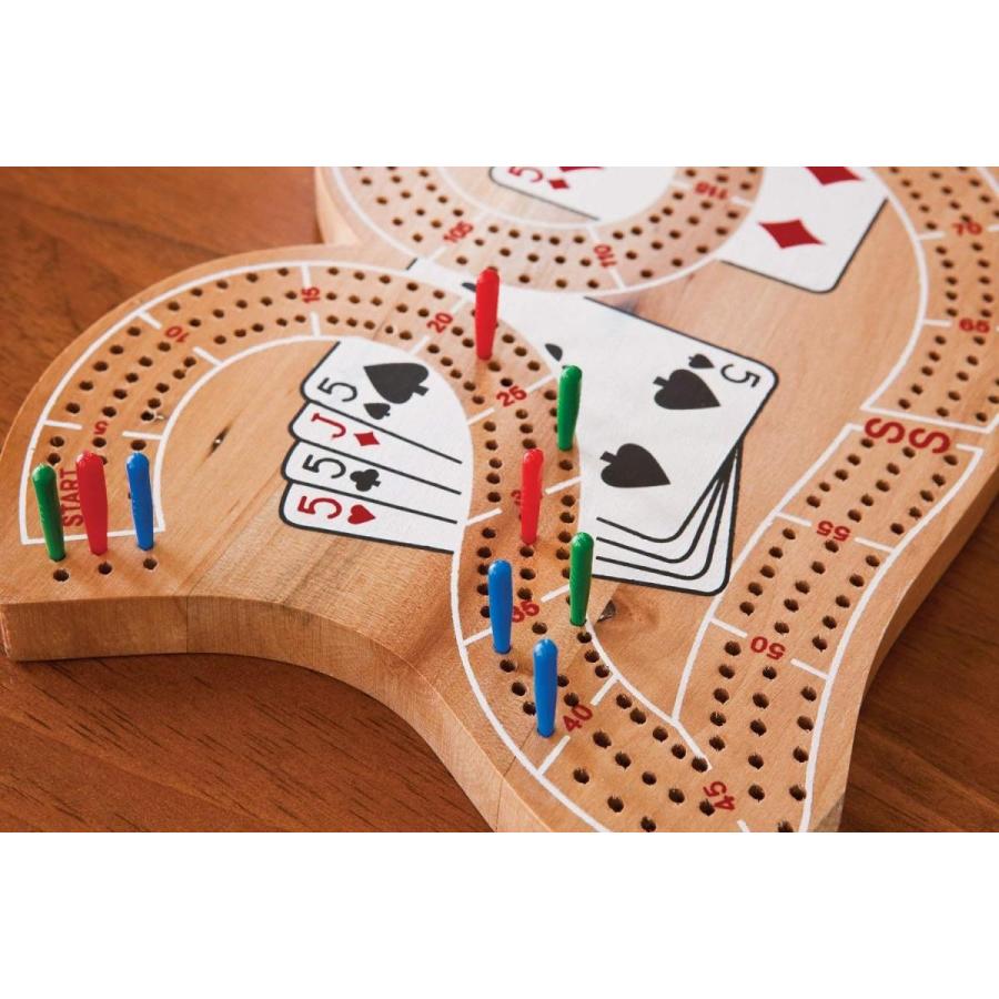 ボードゲーム 英語 アメリカ 550104 Mainstreet Classics Wooden "29" Cribbage Board Game Set｜maniacs-shop｜04