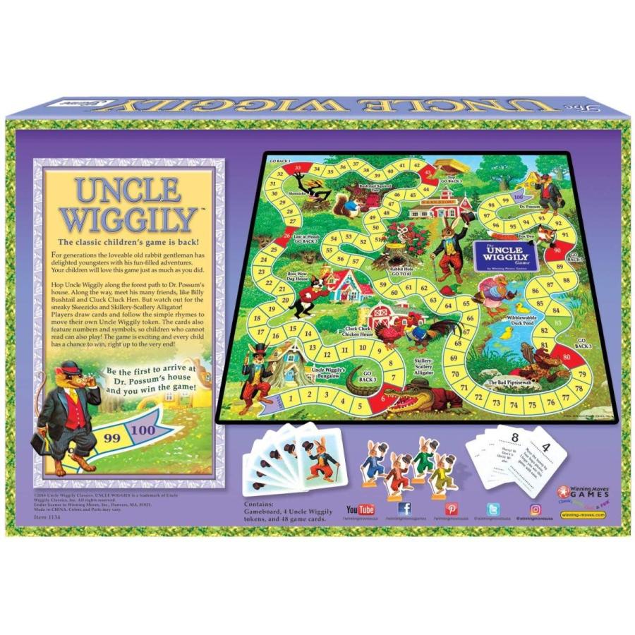ボードゲーム 英語 アメリカ 1134 Winning Moves Uncle Wiggily Games USA, The Classic Child's First Rの画像