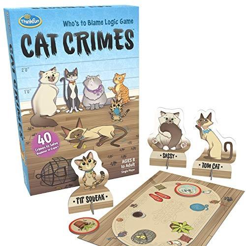 ボードゲーム 英語 アメリカ 1550 ThinkFun Cat Crimes Brainteaser - Engaging Logic Game for Kids and