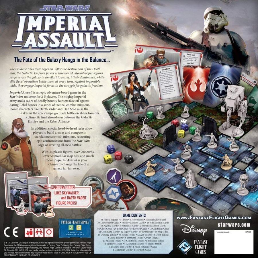 ボードゲーム 英語 アメリカ SWI01 Star Wars Imperial Assault Core Set - Epic Sci-Fi Miniatures Stra_1