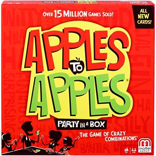 ボードゲーム 英語 アメリカ BGG15 Mattel Games Apples to Apples Party in a Box Family Game with Ove