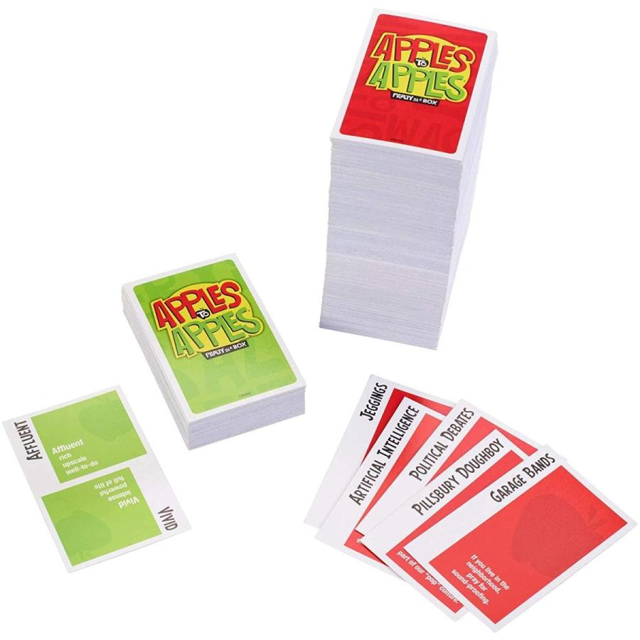 ボードゲーム 英語 アメリカ BGG15 Mattel Games Apples to Apples Party in a Box Family Game with Oveの画像