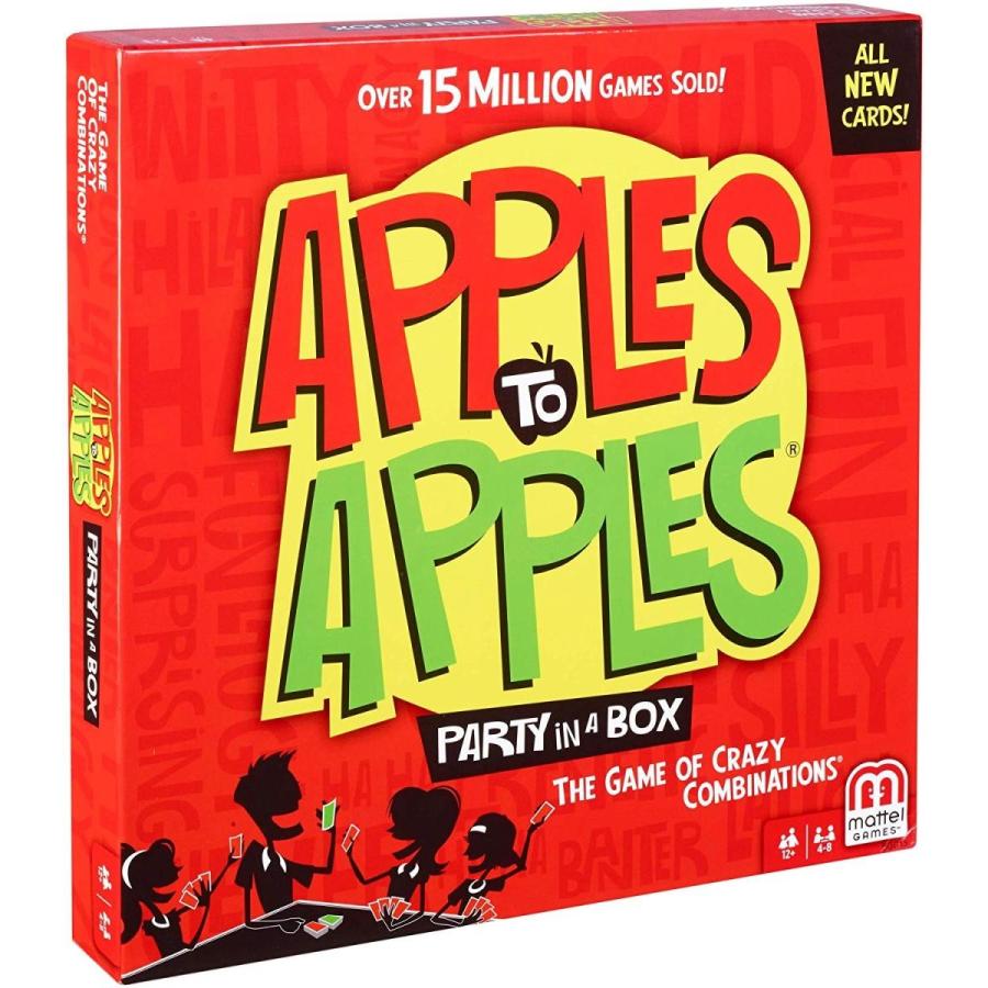 ボードゲーム 英語 アメリカ BGG15 Mattel Games Apples to Apples Party in a Box Family Game with Oveの画像