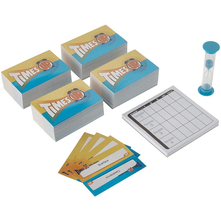 ボードゲーム 英語 アメリカ RRG970 R\u0026R Games Time’s Up!- Title Recall, Card Game, Charades Card Gの画像
