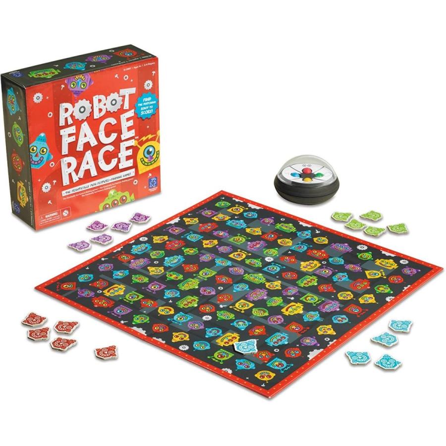 ボードゲーム 英語 アメリカ 2889 Educational Insights Robot Face Race, Fast Paced Color Recognitionの画像