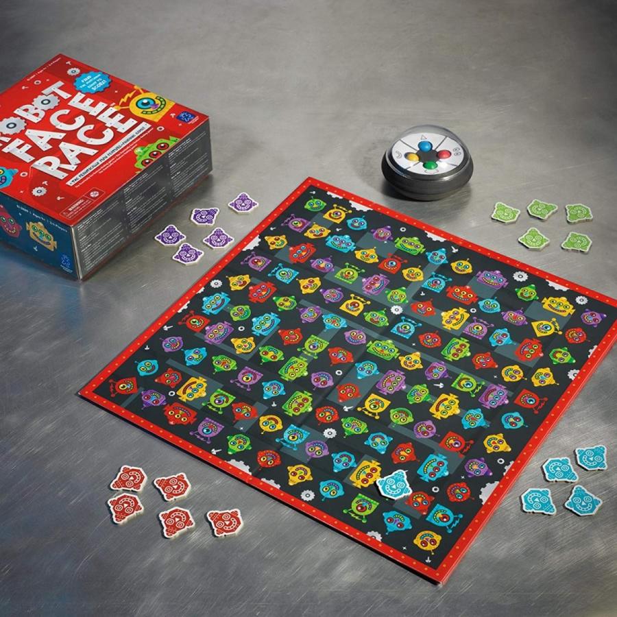 ボードゲーム 英語 アメリカ 2889 Educational Insights Robot Face Race, Fast Paced Color Recognitionの画像