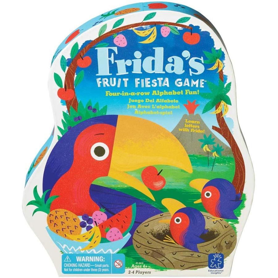 ボードゲーム 英語 アメリカ EI-3412 Educational Insights Frida's Fruit Fiesta Alphabet Game, Letterの画像