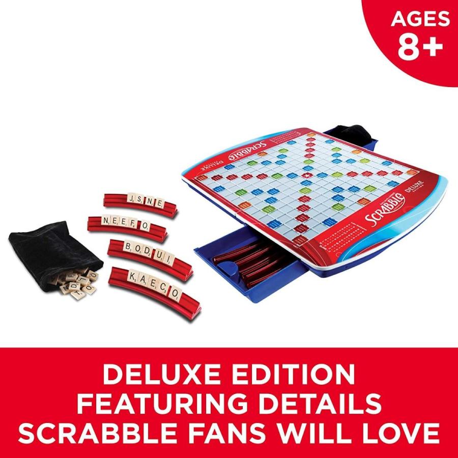 ボードゲーム 英語 アメリカ 16807 Hasbro Gaming Scrabble Deluxe