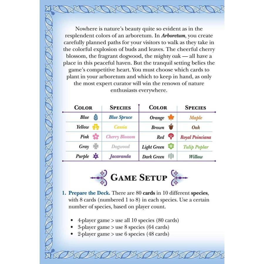 ボードゲーム 英語 アメリカ RGS00830 Renegade Game Studios Arboretum Strategy Card Game That Challeの画像