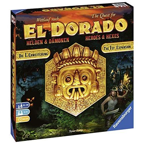 ボードゲーム 英語 アメリカ 267903 Ravensburger The Quest for El Dorado First Expansion: Heroes & H｜maniacs-shop