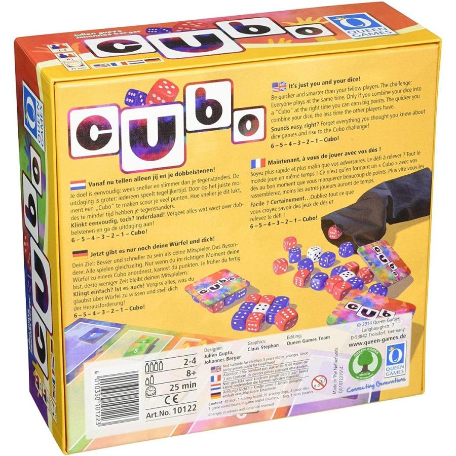 ボードゲーム 英語 アメリカ QUG10122 Cubo Board Game (2-4 Player)の画像