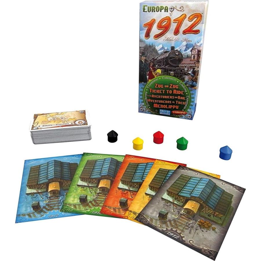 ボードゲーム 英語 アメリカ 720111 Ticket to Ride Europa 1912 Board Game EXPANSION - Expand Your Raの画像