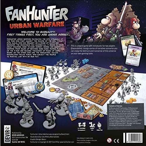 ボードゲーム 英語 アメリカ APR178549 Fanhunter Urban Warfare Strategy Board Game_1