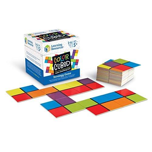 ボードゲーム 英語 アメリカ LER9283 Learning Resources Color Cubed Strategy Game, Brain Boosting Ma