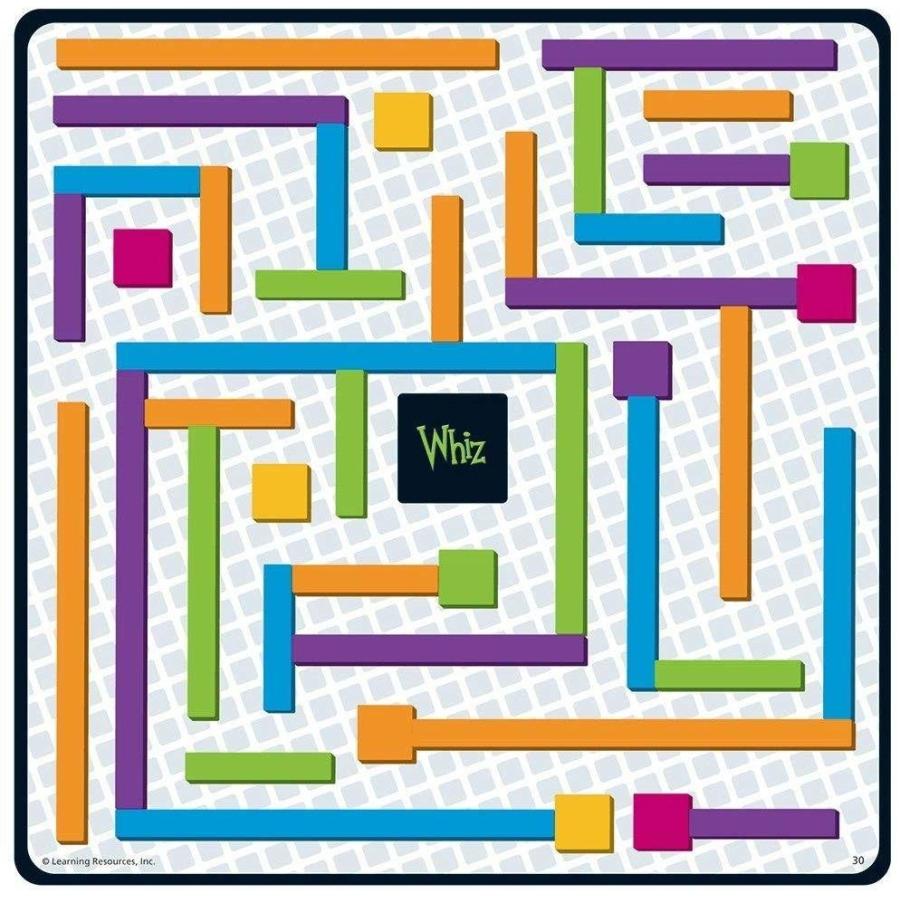ボードゲーム 英語 アメリカ LER9279 Learning Resources iTrax Critical Thinking Game - 69 Pieces, Agの画像