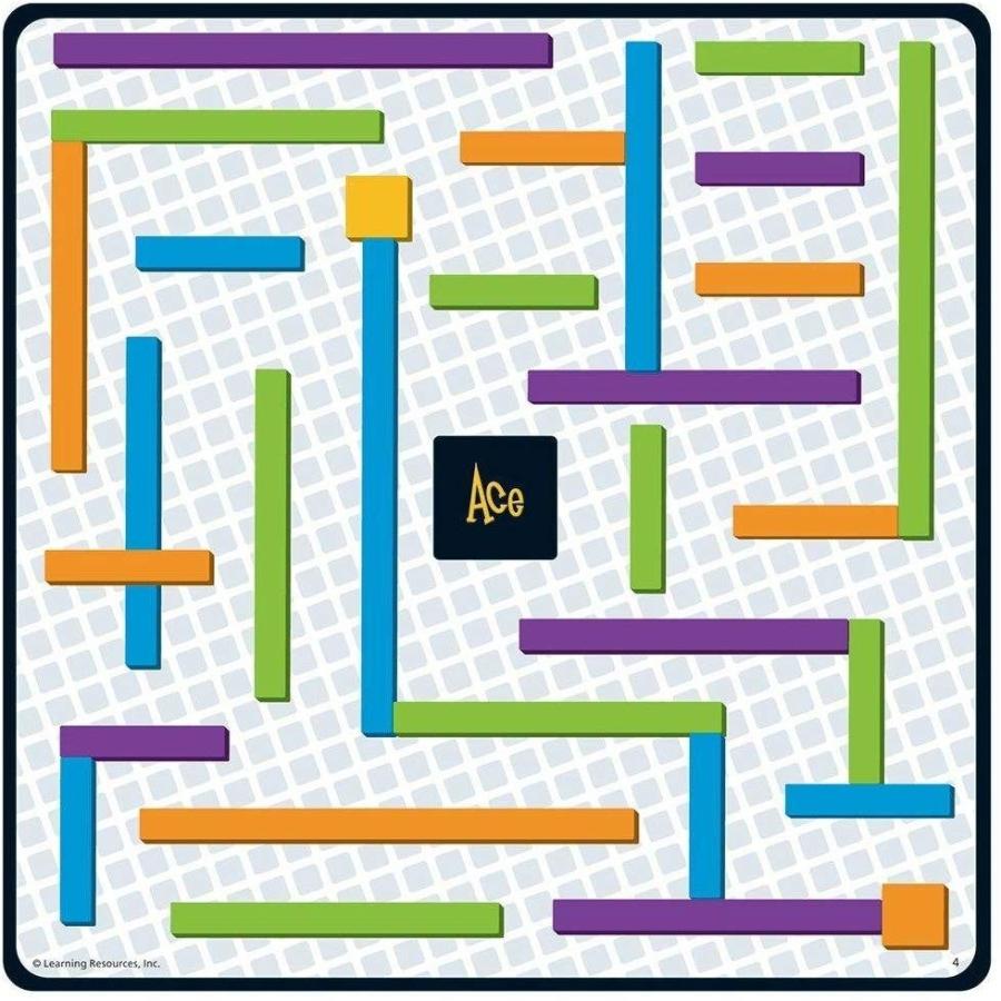 ボードゲーム 英語 アメリカ LER9279 Learning Resources iTrax Critical Thinking Game - 69 Pieces, Agの画像