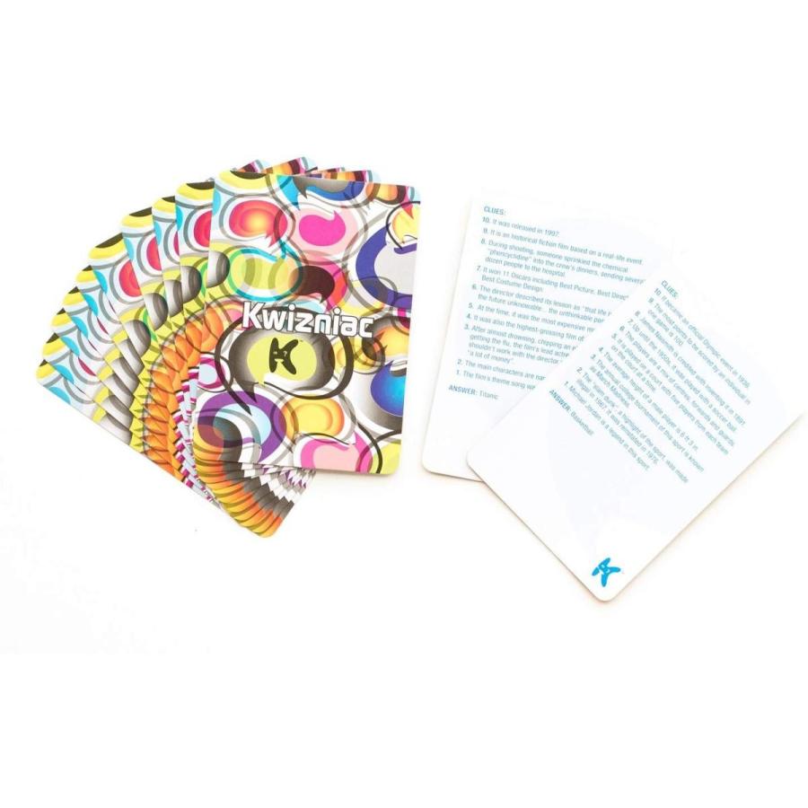 ボードゲーム 英語 アメリカ BRC1162 Kwizniac by Continuum Games, Trivia Countdown Card Game, 10 Cluの画像