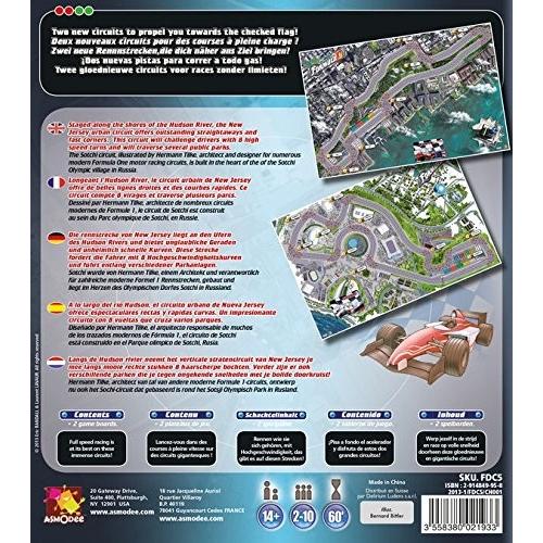 ボードゲーム 英語 アメリカ ASMFDC5 Formula D Board Game New Jersey - Sotchi EXPANSION | Race Car S｜maniacs-shop｜04
