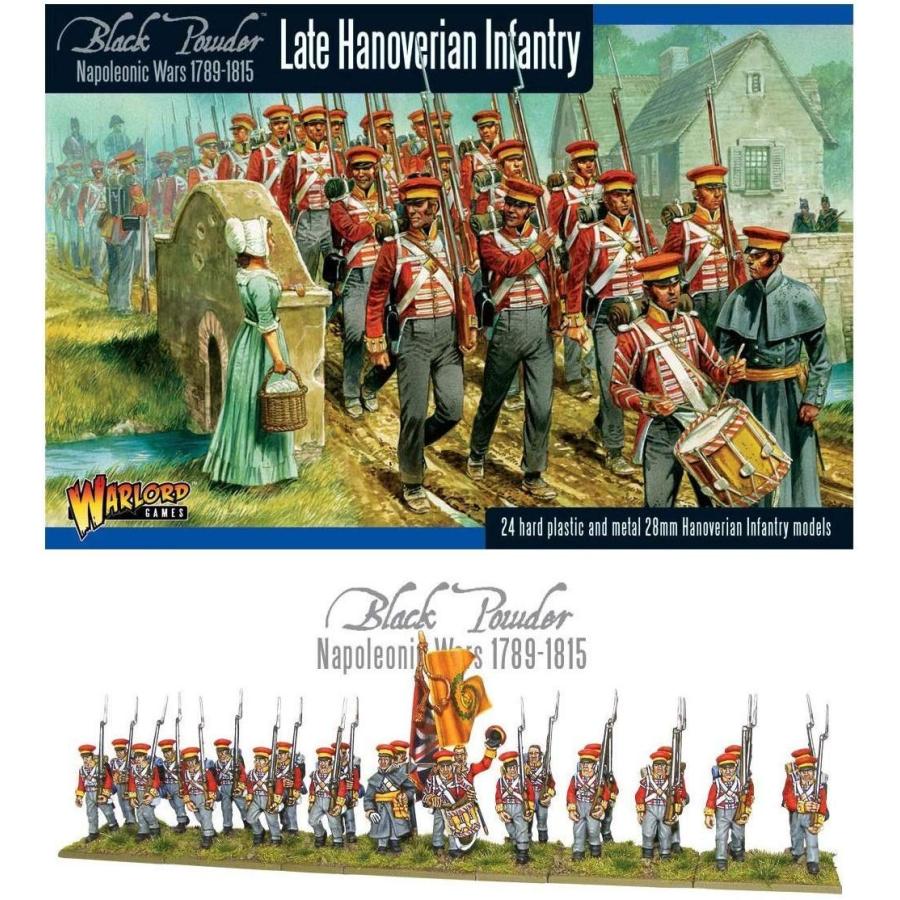 ボードゲーム 英語 アメリカ WGN-BR-13 Black Powder Late Napoleonic Hanoverian Line Infantry Regimenの画像