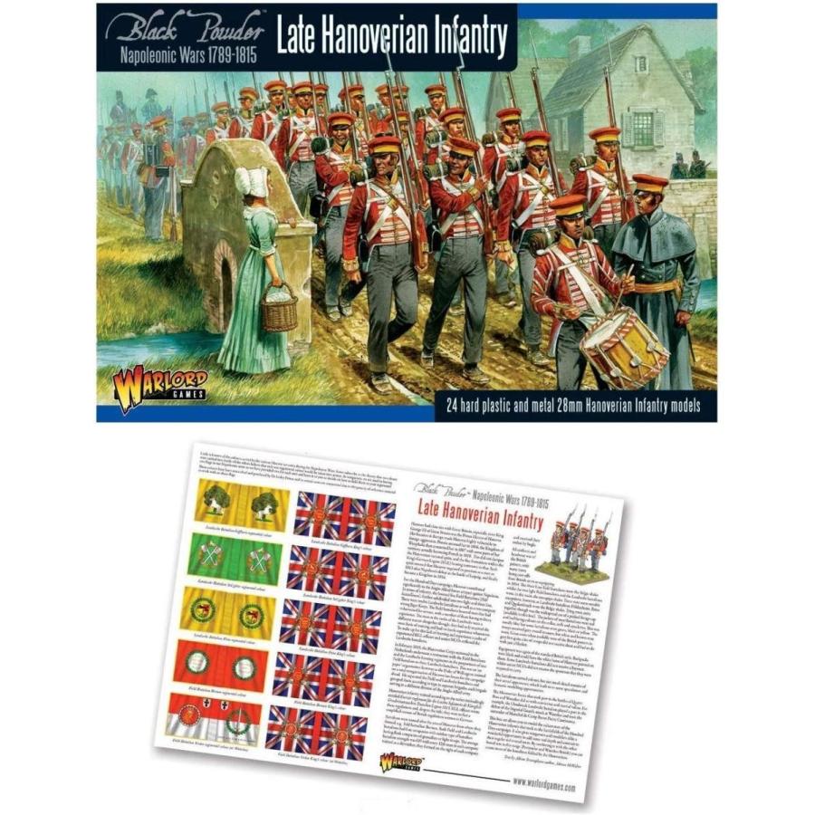ボードゲーム 英語 アメリカ WGN-BR-13 Black Powder Late Napoleonic Hanoverian Line Infantry Regimenの画像
