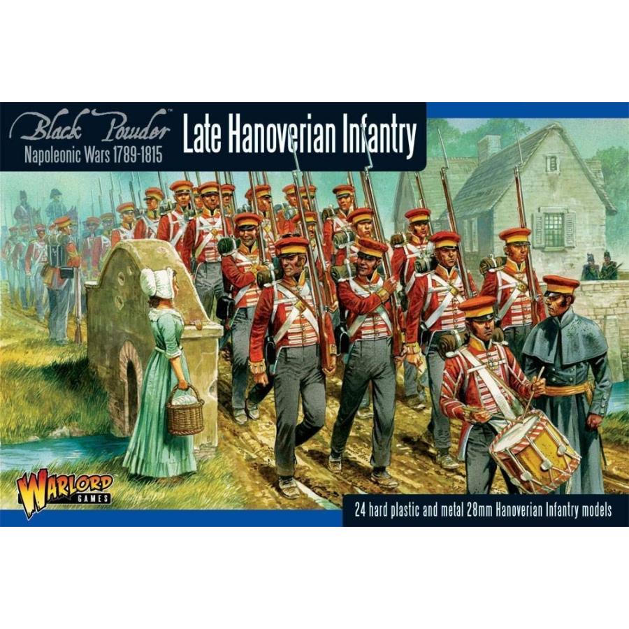 ボードゲーム 英語 アメリカ WGN-BR-13 Black Powder Late Napoleonic Hanoverian Line Infantry Regimenの画像