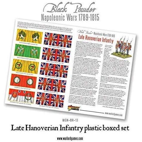 ボードゲーム 英語 アメリカ WGN-BR-13 Black Powder Late Napoleonic Hanoverian Line Infantry Regimenの画像