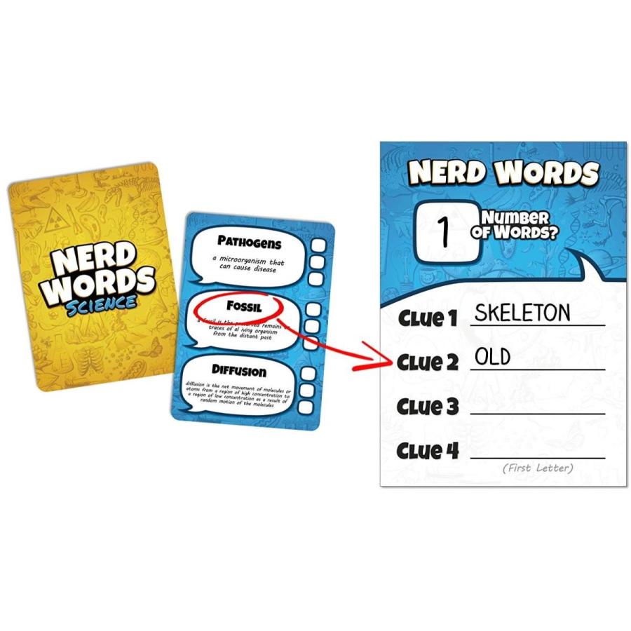 ボードゲーム 英語 アメリカ GOT1009 Genius Games Nerd Words: Science! | Group Games for Adults | Paの画像