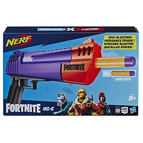 ナーフ FORTNITE アメリカ E7515EU4 NERF Fortnite HC-E Mega Dart Blaster ? Includes 3 Official Mega For