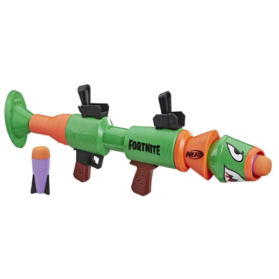 超特価美品 ナーフ FORTNITE アメリカ E7511EU4 Nerf Foam Rocket Blaster - Includes 2 Rockets - for Youth， Teens， Adu